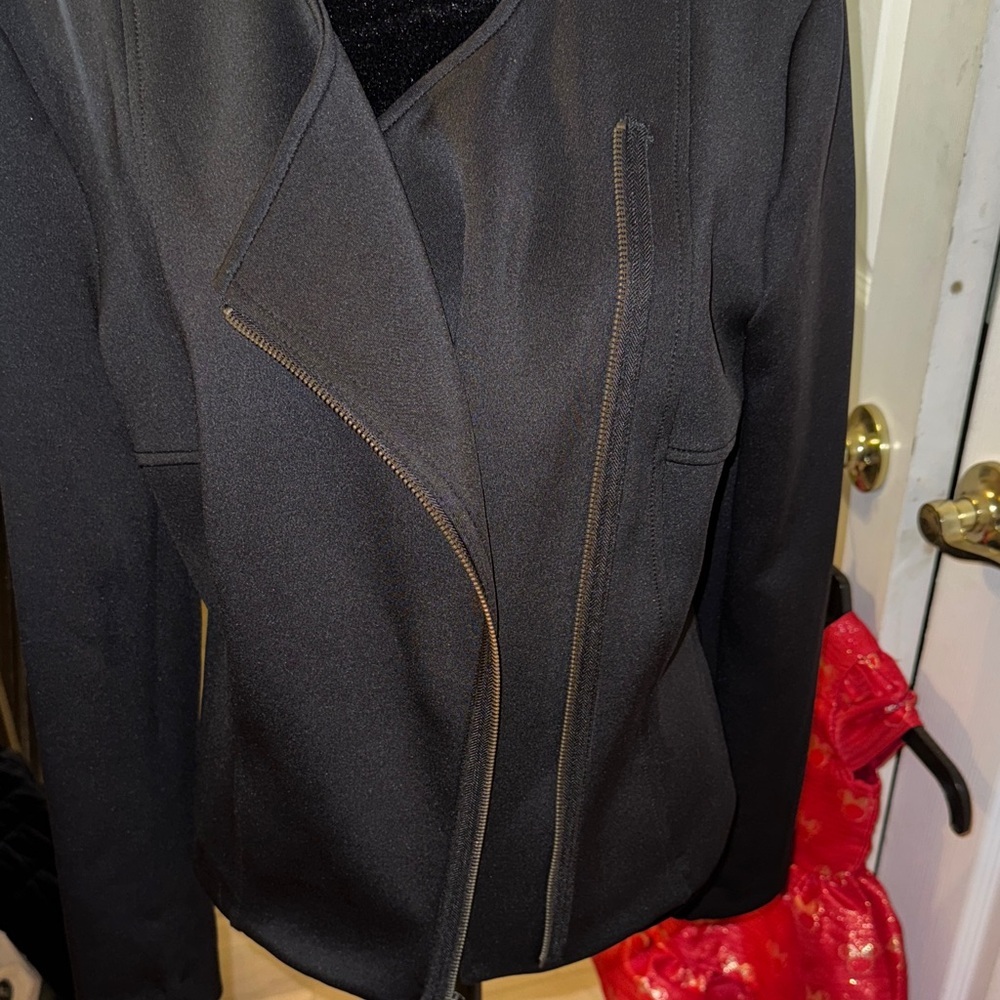 Apt. 9 Women's Black Asymmetrical Blazer - Picture 10 of 16